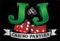 A logo of j & j casino parties